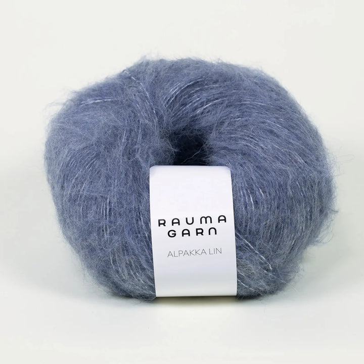 Alpakka Lin 6555 Jeansblå - Rauma Garn