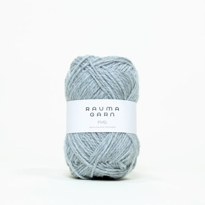 Fivel 339 Lys Blåmeleret - Rauma Garn