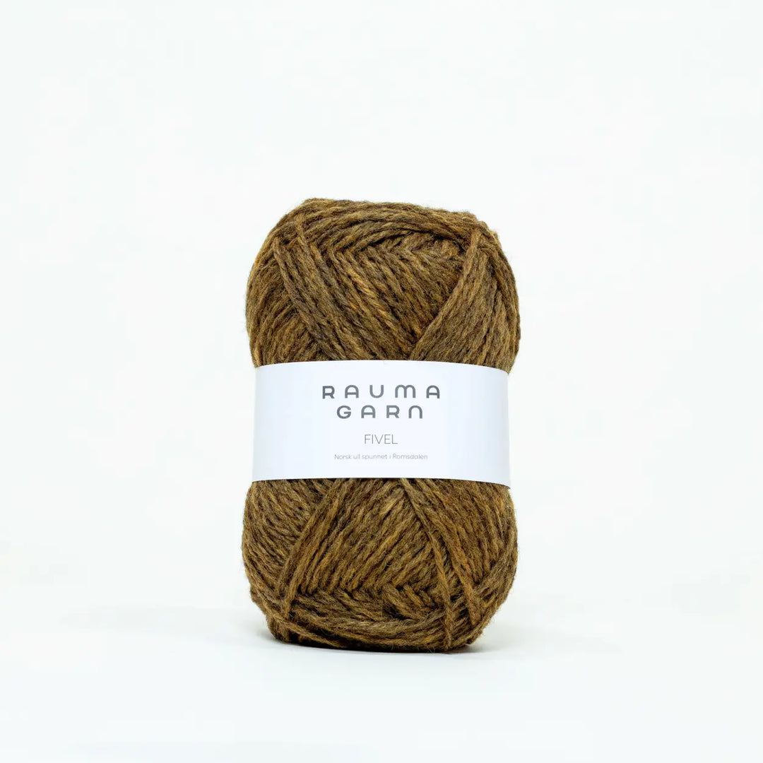 Fivel 425 Okkergul meleret - Rauma Garn