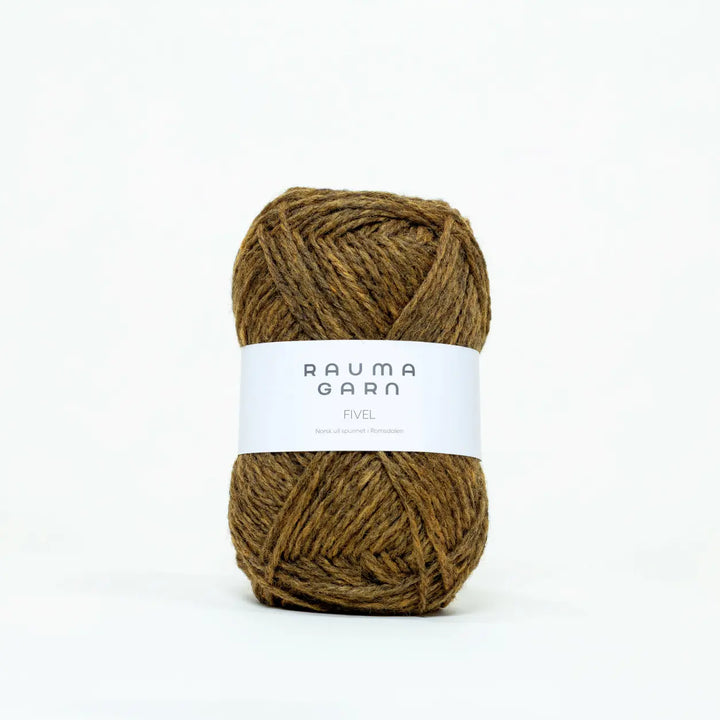Fivel 425 Okkergul meleret - Rauma Garn