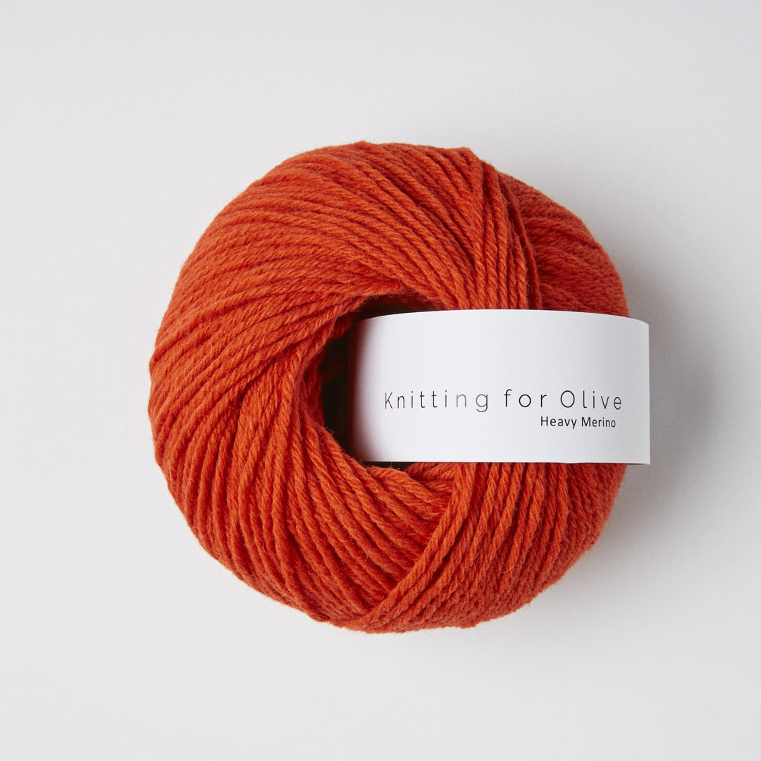 KFO Heavy Merino - Blodappelsin - Knitting for Olive garn