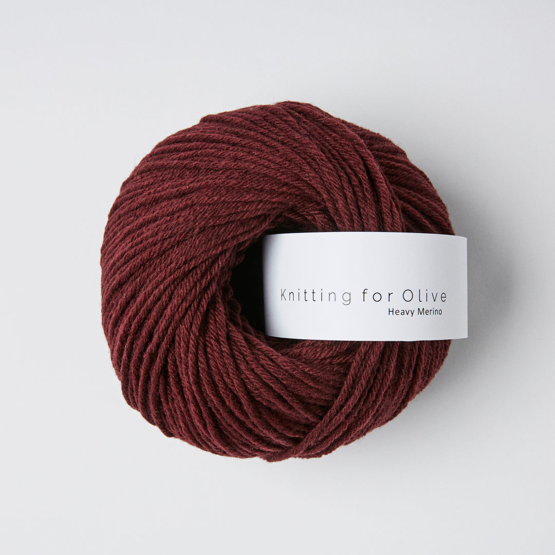 KFO Heavy Merino - Bordeaux - Knitting for Olive garn
