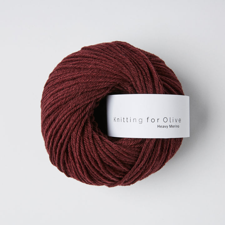 KFO Heavy Merino - Bordeaux - Knitting for Olive garn