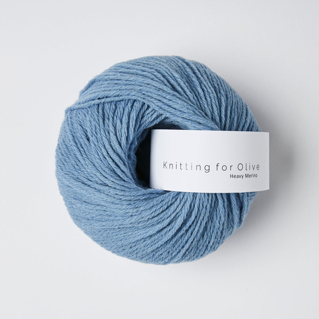 KFO Heavy Merino - Dueblå - Knitting for Olive garn
