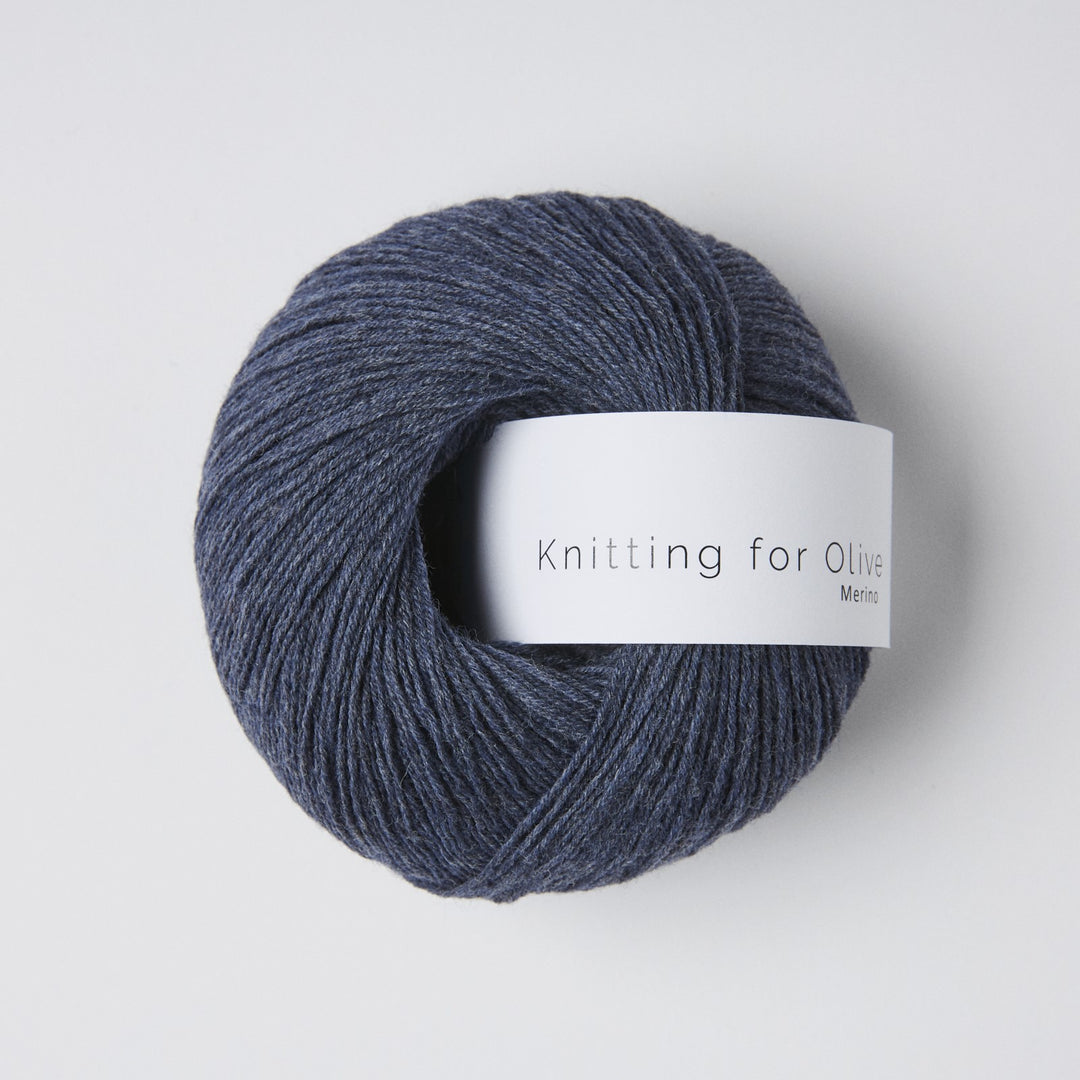 KFO Merino - Blåhval - Knitting for Olive garn