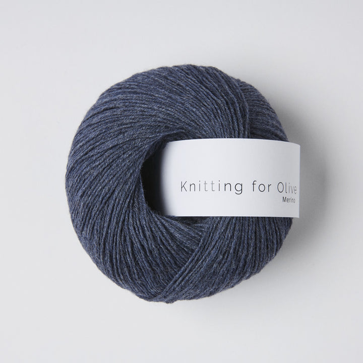 KFO Merino - Blåhval - Knitting for Olive garn