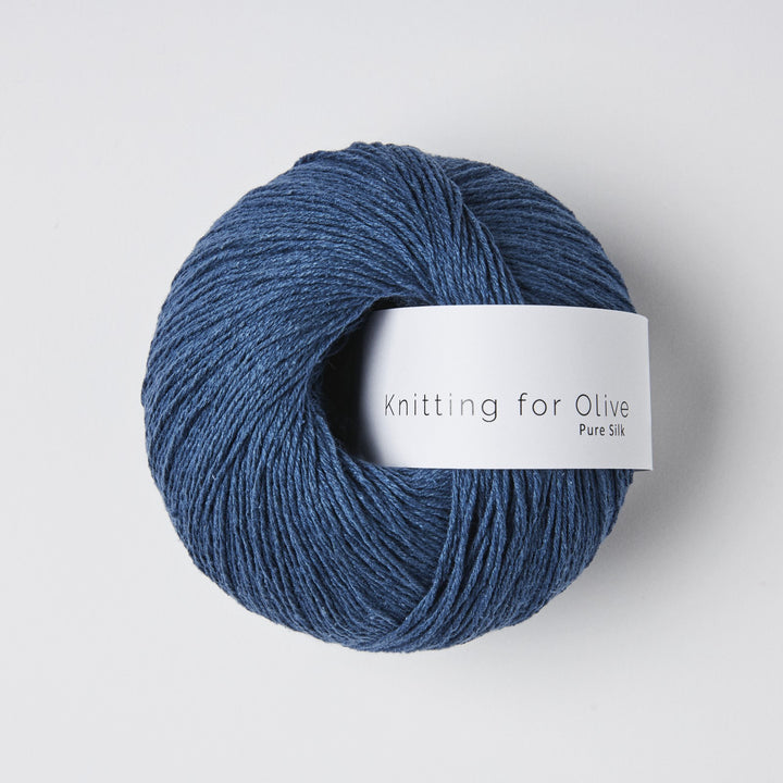 KFO Pure Silk - Blåmejse - Knitting for Olive garn