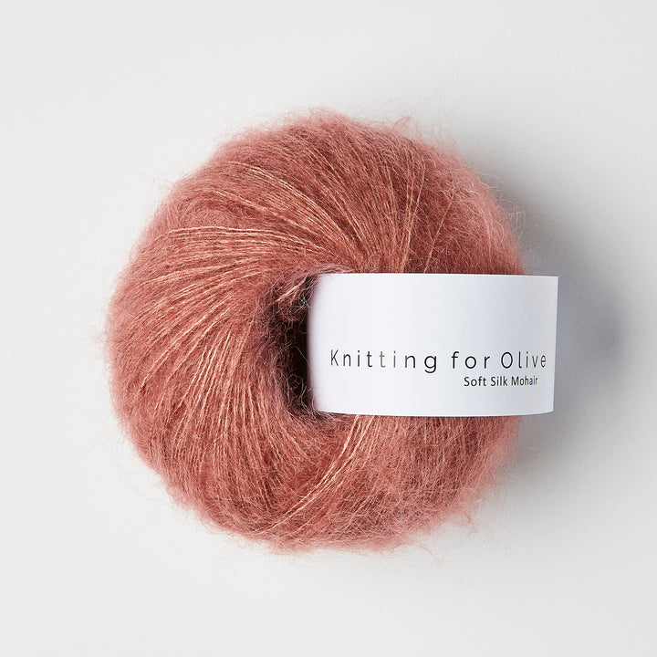 KFO Soft Silk Mohair - Blommerosa - Knitting for Olive garn
