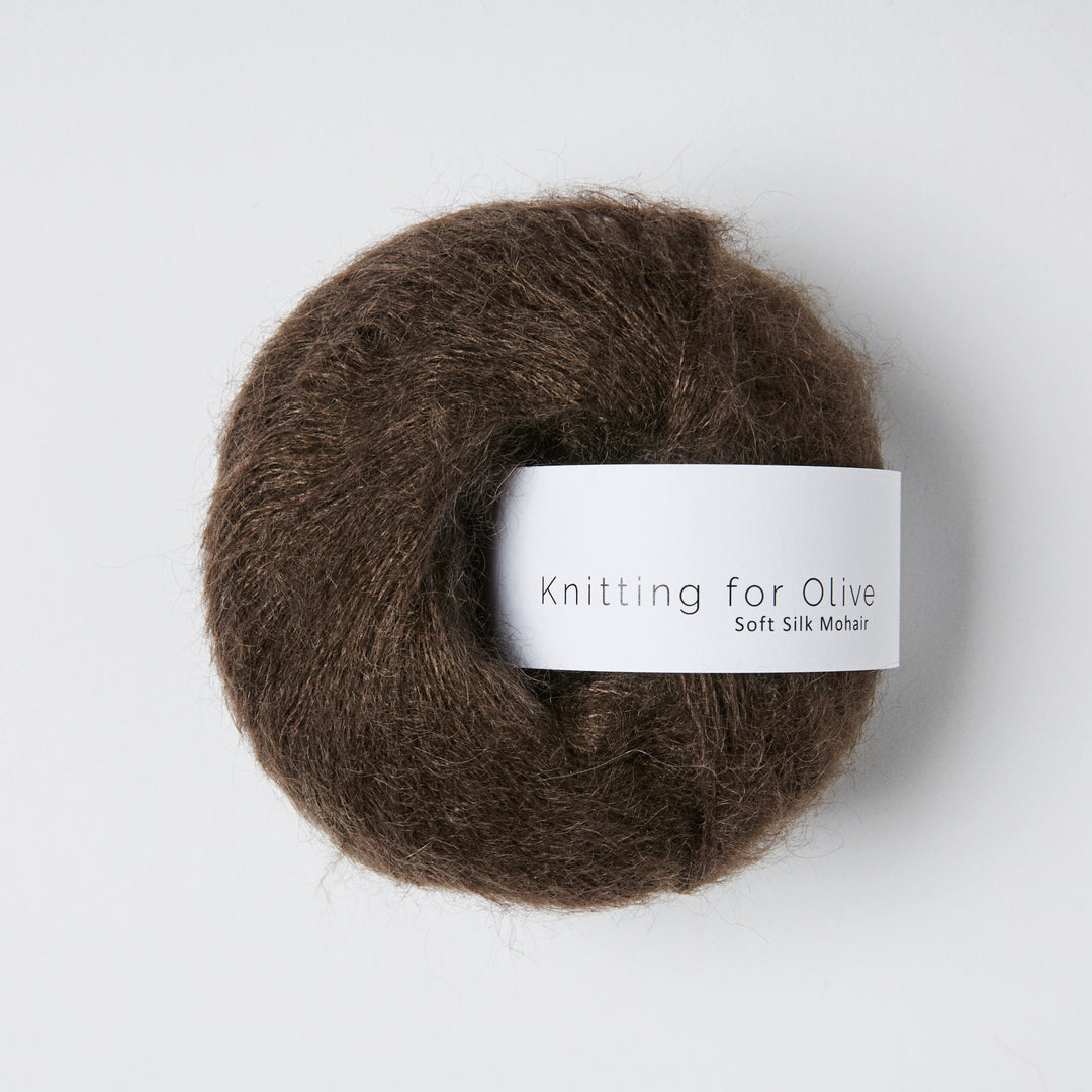 KFO Soft Silk Mohair - Brun Bjørn - Knitting for Olive garn