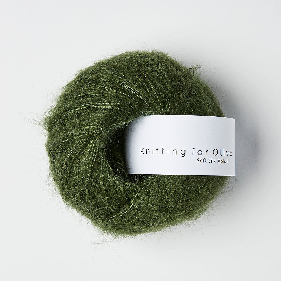 KFO Soft Silk Mohair - Flaskegrøn - Knitting for Olive garn