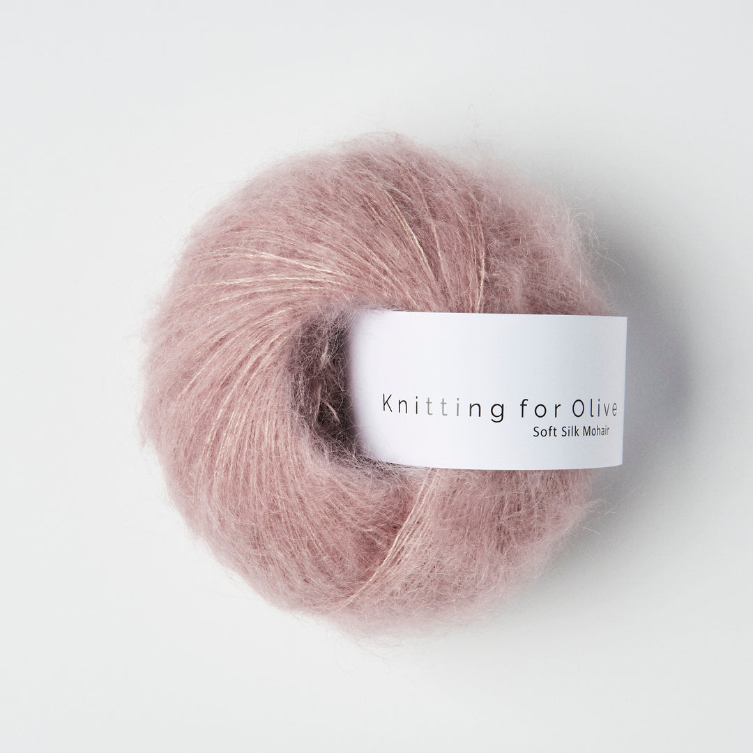KFO Soft Silk Mohair - Gammelrosa - Knitting for Olive garn