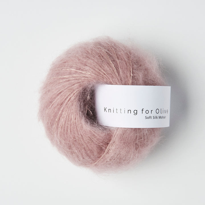 KFO Soft Silk Mohair - Gammelrosa - Knitting for Olive garn