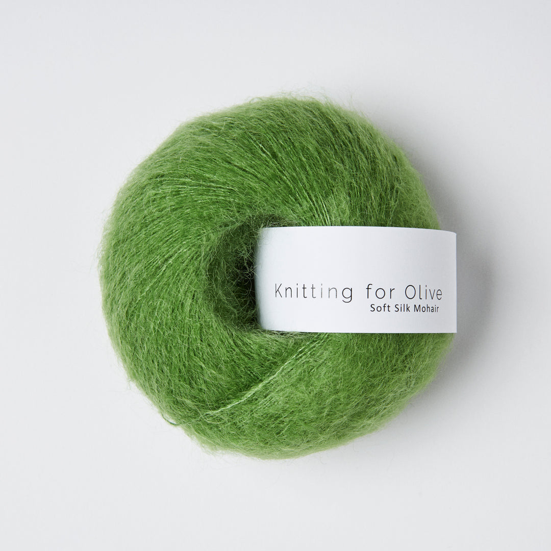 KFO Soft Silk Mohair - Kløvergrøn - Knitting for Olive garn