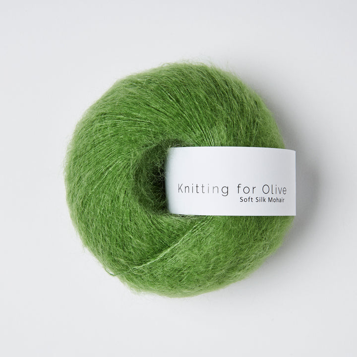 KFO Soft Silk Mohair - Kløvergrøn - Knitting for Olive garn