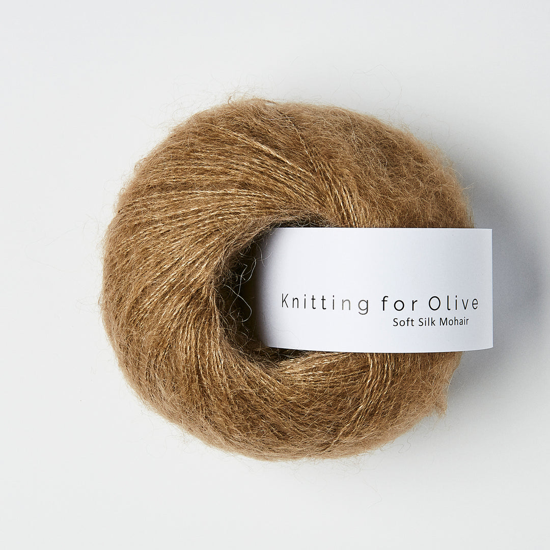 KFO Soft Silk Mohair - Nøddebrun - Knitting for Olive garn