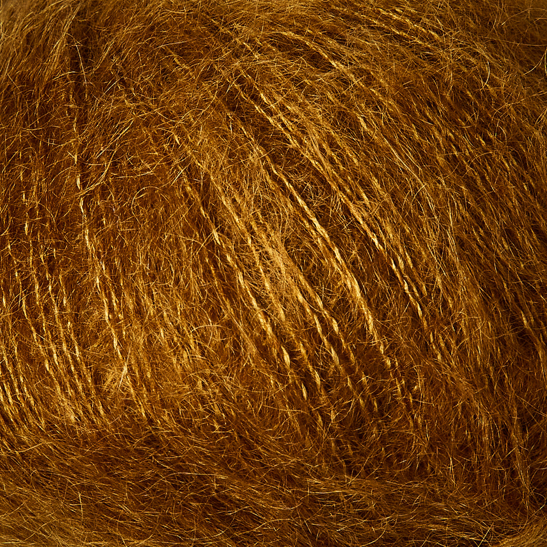 KFO Soft Silk Mohair - Okkerbrun - Knitting for Olive garn