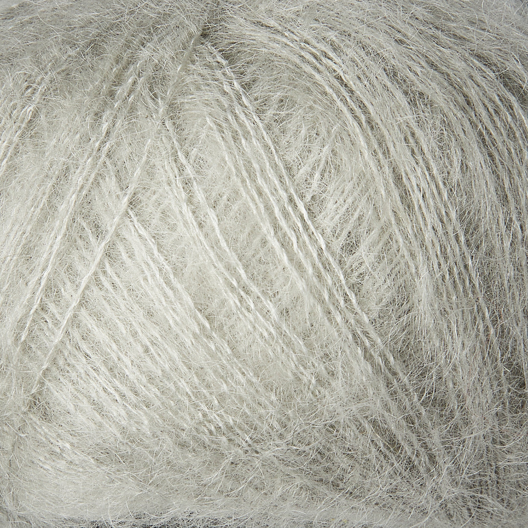 KFO Soft Silk Mohair - Perlegrå - Knitting for Olive garn