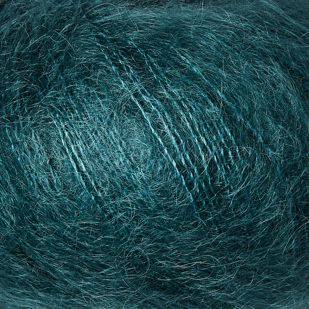 KFO Soft Silk Mohair - Petroleumsgrøn - Knitting for Olive garn