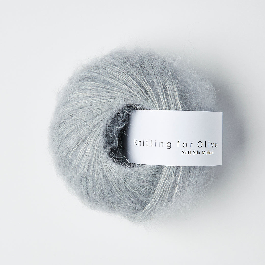 KFO Soft Silk Mohair - Pudderblå - Knitting for Olive garn