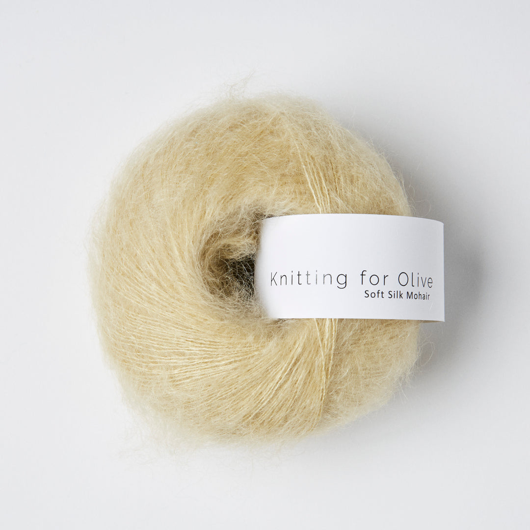 KFO Soft Silk Mohair - Støvet Banan - Knitting for Olive garn