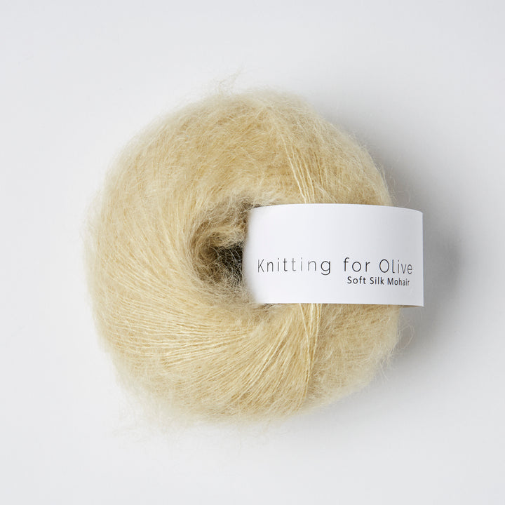 KFO Soft Silk Mohair - Støvet Banan - Knitting for Olive garn