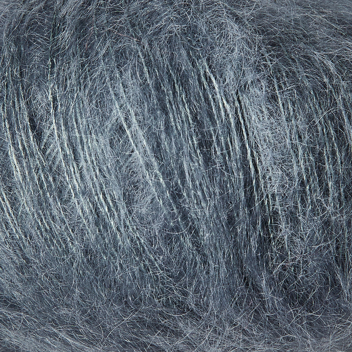 KFO Soft Silk Mohair - Støvet Petroleumsblå - Knitting for Olive garn