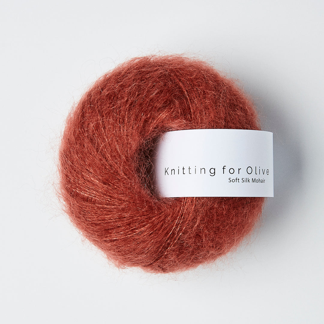 KFO Soft Silk Mohair - Støvet Skovbær - Knitting for Olive garn