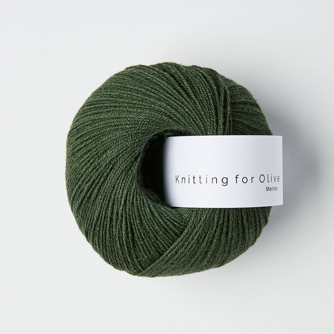 KFO Merino - Flaskegrøn - Knitting for Olive garn