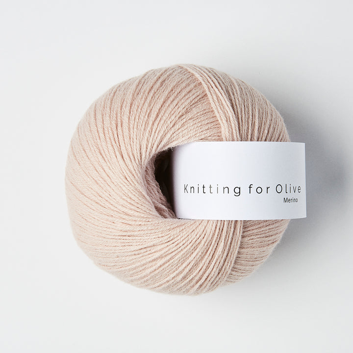 KFO Merino - Pudderrosa - Knitting for Olive garn