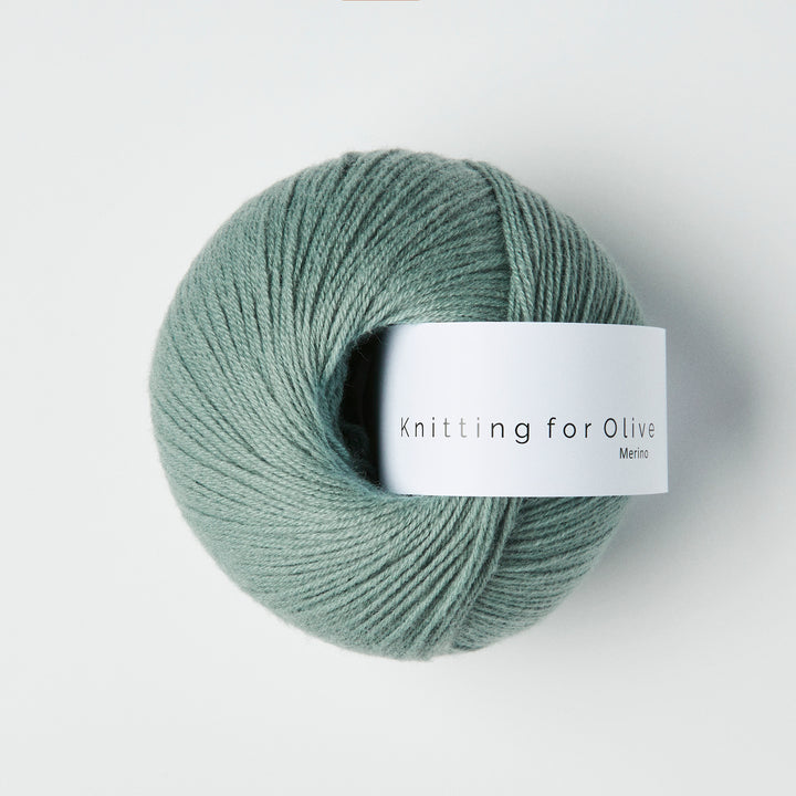 KFO Merino - Støvet Aqua - Knitting for Olive garn