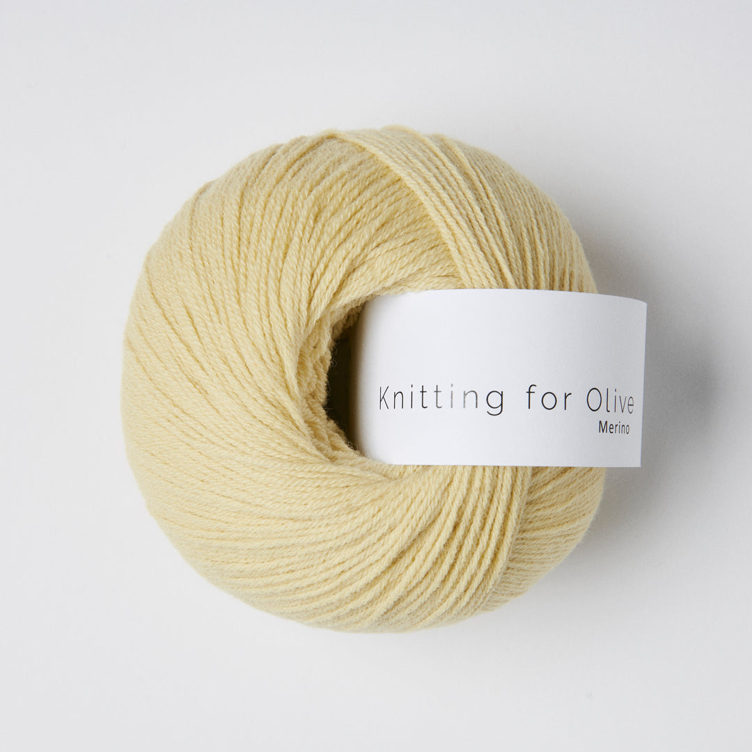 KFO Merino - Støvet Banan - Knitting for Olive garn