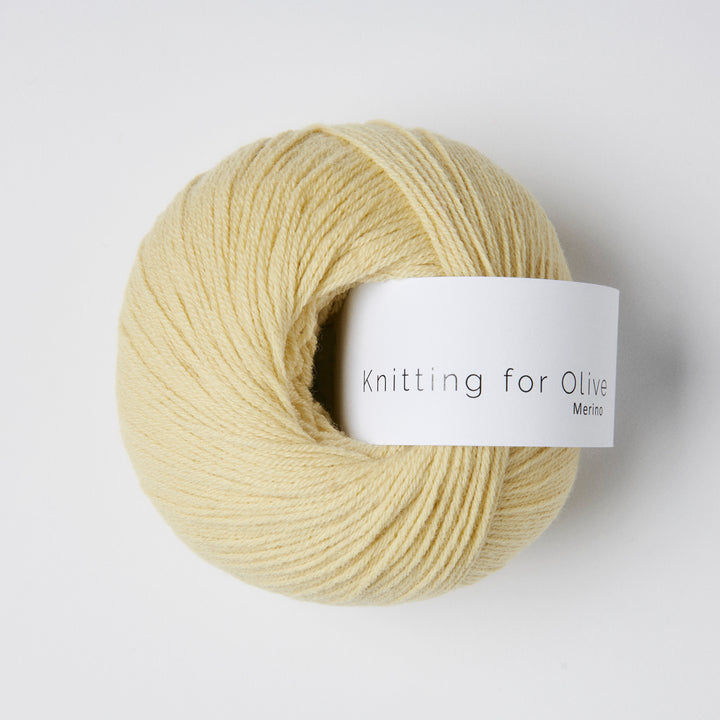 KFO Merino - Støvet Banan - Knitting for Olive garn