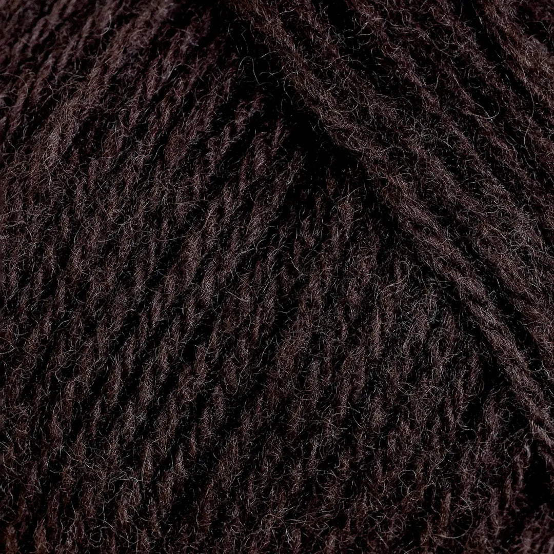 Lun Merino 06 Mørk Chokolade - Rauma Garn