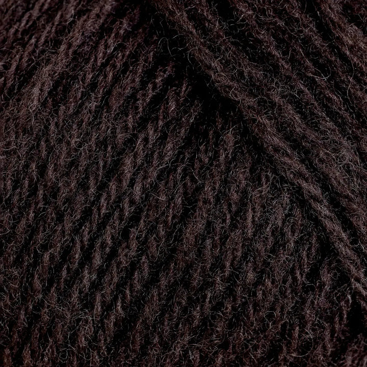 Lun Merino 06 Mørk Chokolade - Rauma Garn