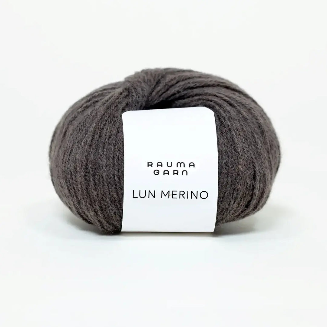 Lun Merino 12 Trøffel - Rauma Garn