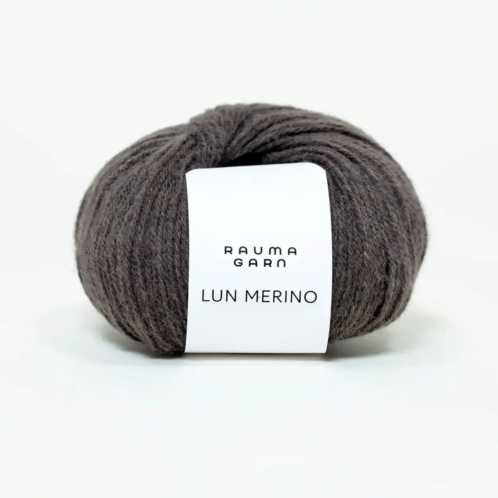 Lun Merino 12 Trøffel - Rauma Garn