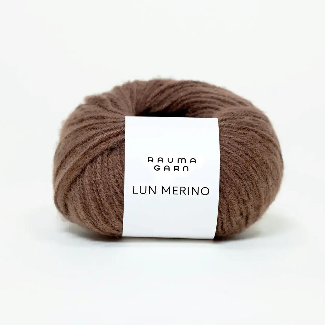 Lun Merino 18 Kanelbrun - Rauma Garn