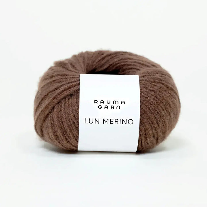 Lun Merino 18 Kanelbrun - Rauma Garn