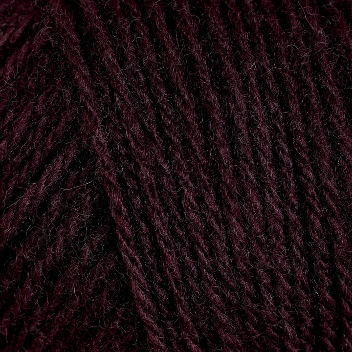 Lun Merino 42 Mørk Burgundy - Rauma Garn