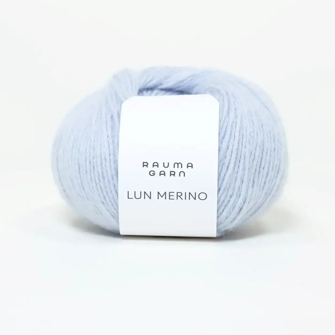 Lun Merino 73 Babyblå - Rauma Garn