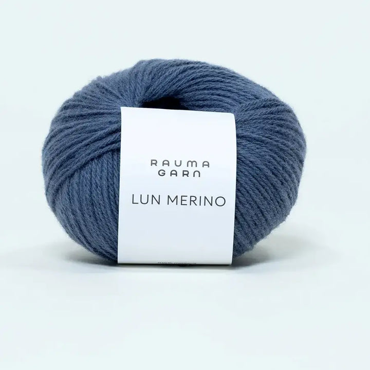 Lun Merino 8797 Mørk Bondeblå - Rauma Garn