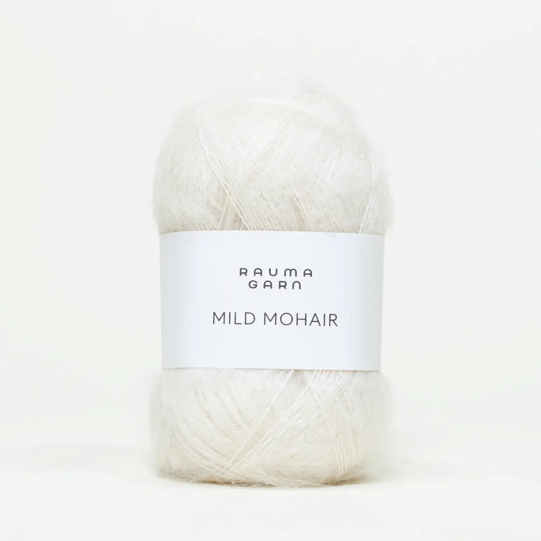 Mild Mohair 01 Natur - Rauma Garn
