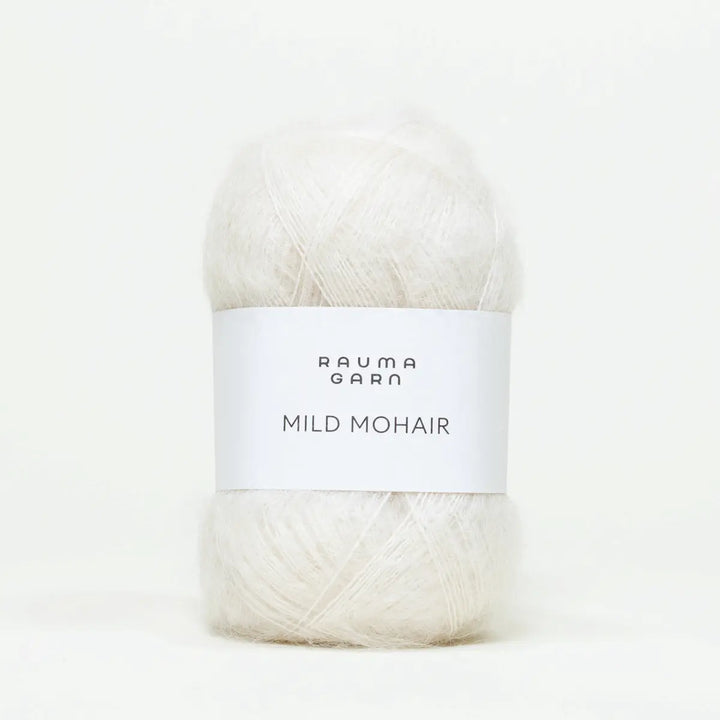 Mild Mohair 01 Natur - Rauma Garn
