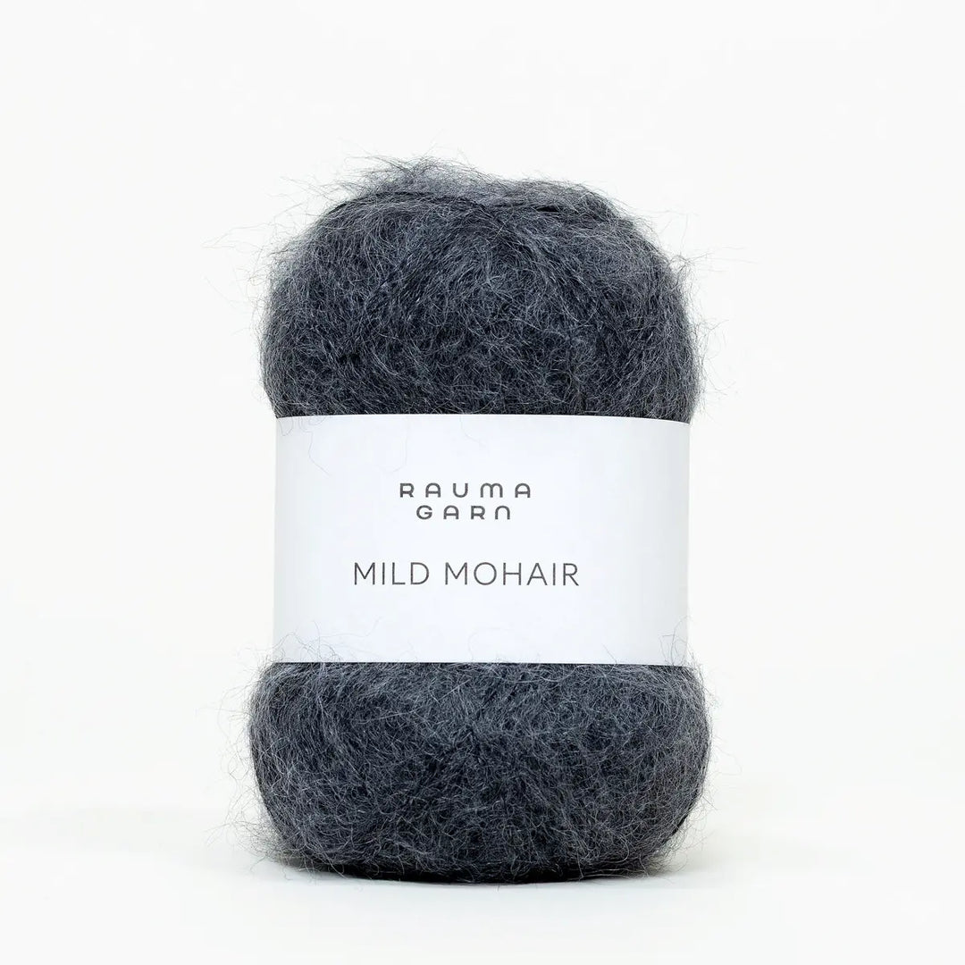 Mild Mohair 08 Koksgrå - Rauma Garn