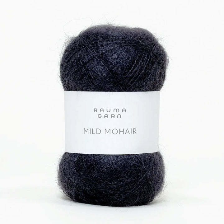 Mild Mohair 09 Sort - Rauma Garn