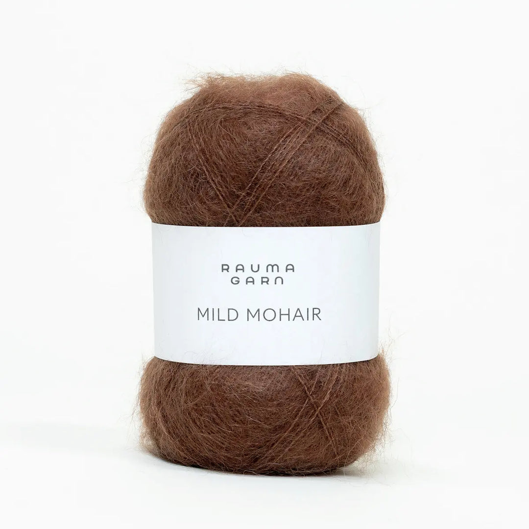 Mild Mohair 12 Kanelbrun - Rauma Garn