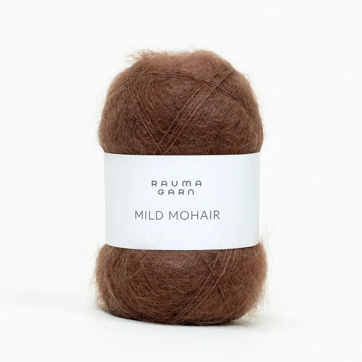 Mild Mohair 12 Kanelbrun - Rauma Garn