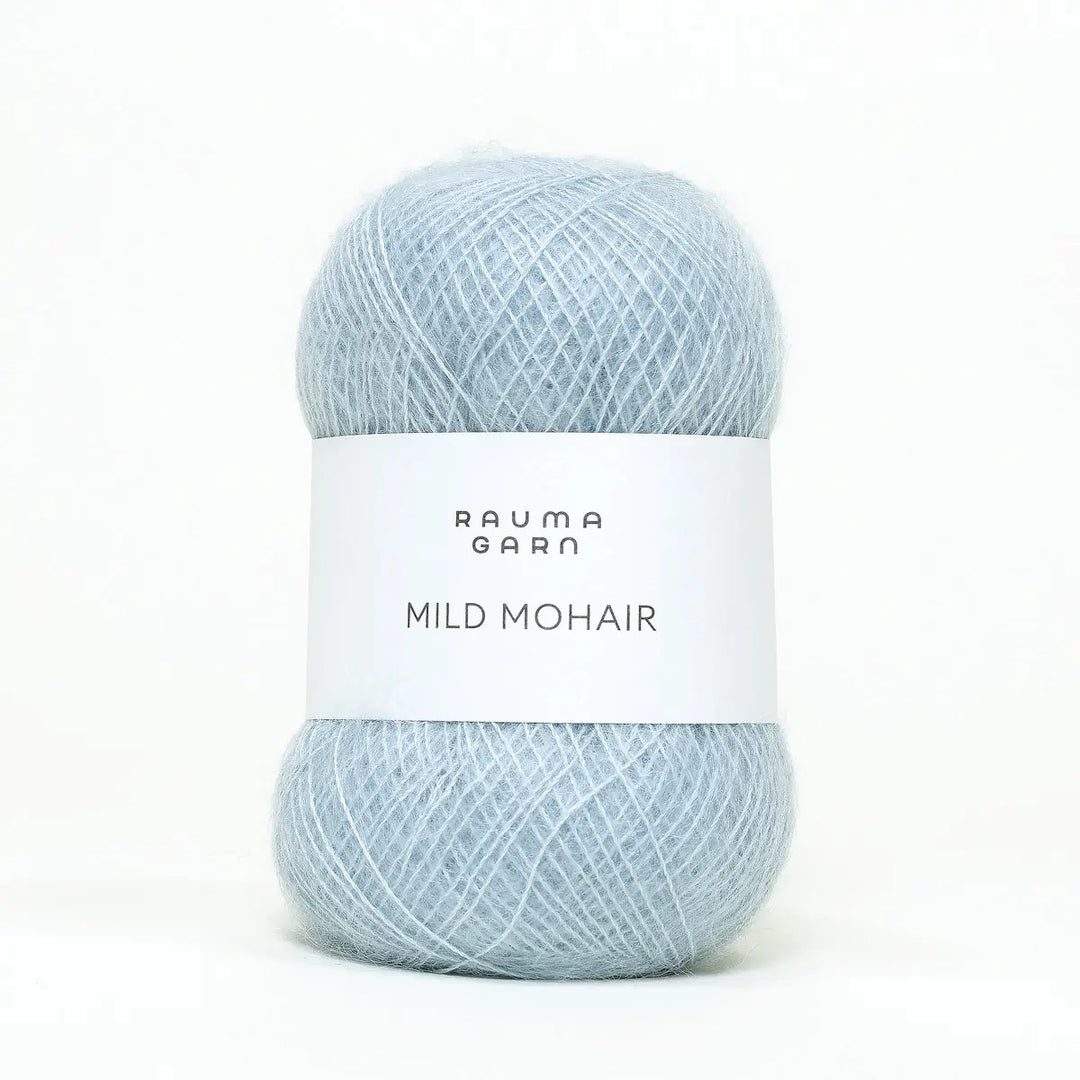Mild Mohair 21 Mild Gråblå - Rauma Garn