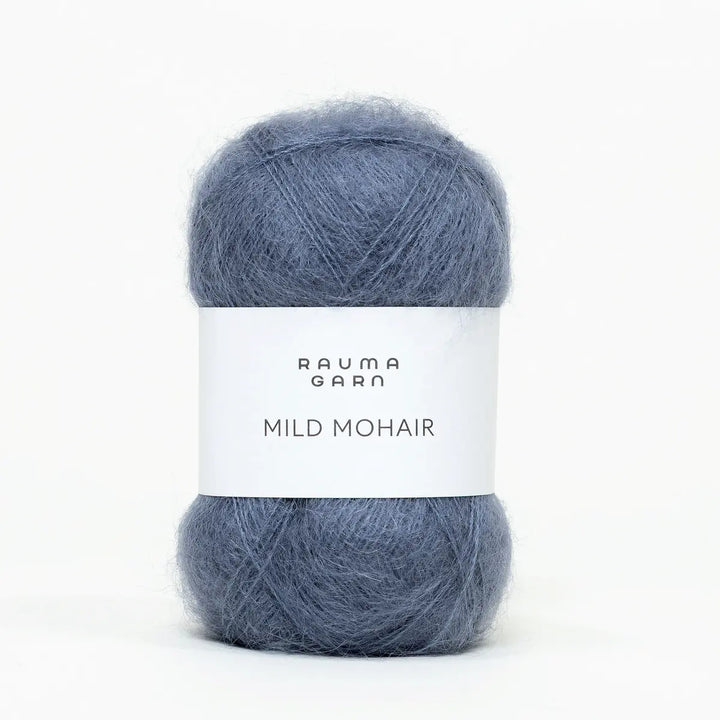 Mild Mohair 23 Mørk Bondeblå - Rauma Garn