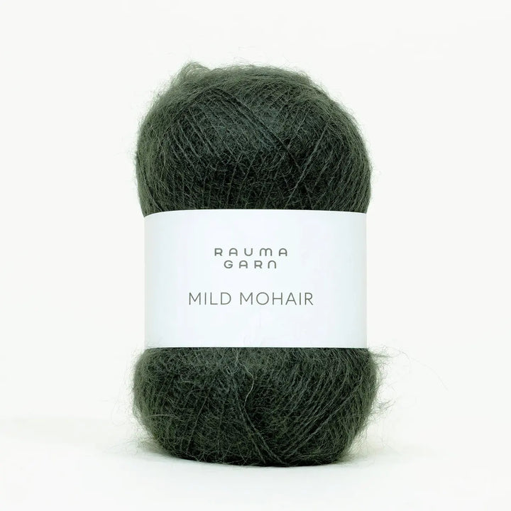 Mild Mohair 24 Dyb Grøn - Rauma Garn